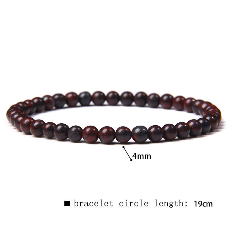 Olivenorma 4mm Natural Stone Beaded Bracelet