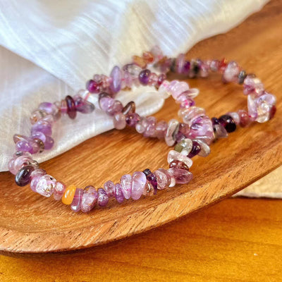 Olivenorma Super Seven Crystal Amethyst Beads Bracelet