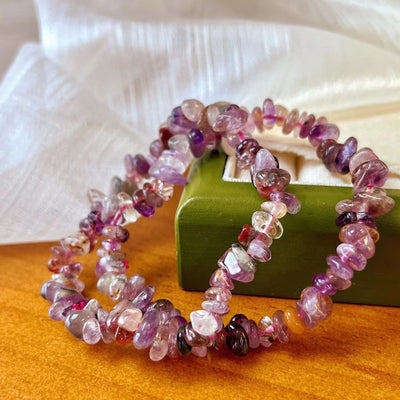 Olivenorma Super Seven Crystal Amethyst Beads Bracelet