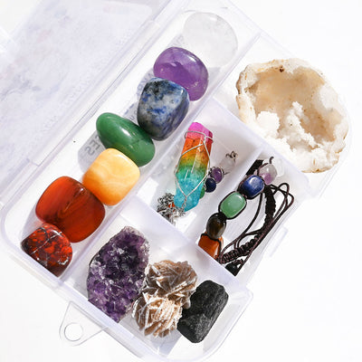 Olivenorma Crystal Energy Box Set Ornament