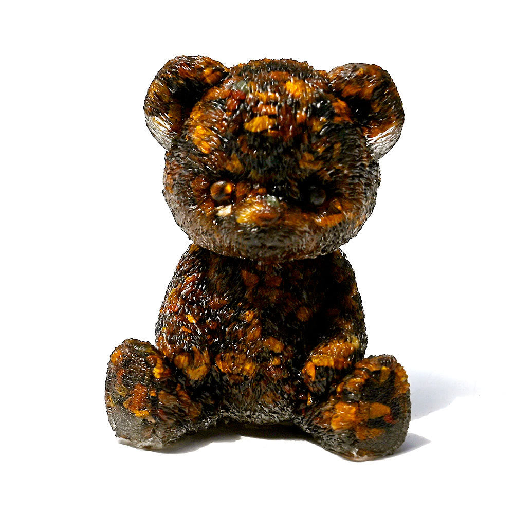 Olivenorma Crystal Epoxy Bear Gemstone Decoration