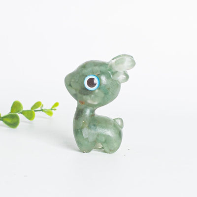 Olivenorma Crystal Gravel Epoxy Cute Fawn Gemstone Decoration