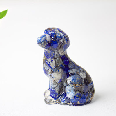 Olivenorma Crystal Gravel Epoxy Labrador Gemstone Decoration