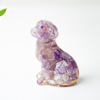 Olivenorma Crystal Gravel Epoxy Labrador Gemstone Decoration