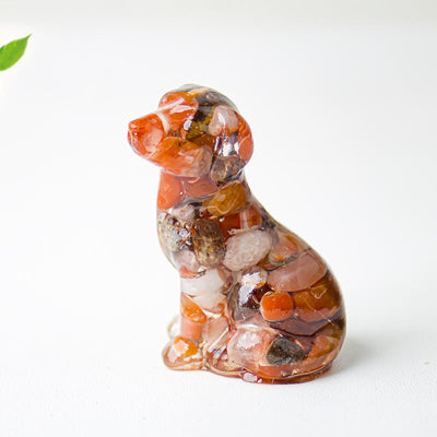 Olivenorma Crystal Gravel Epoxy Labrador Gemstone Decoration