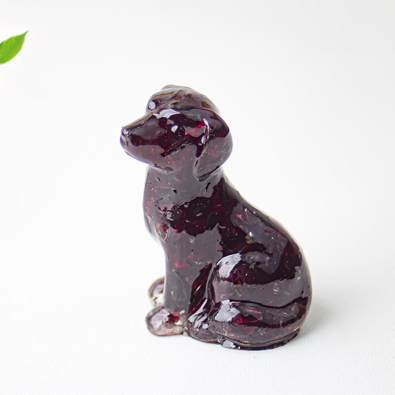 Olivenorma Crystal Gravel Epoxy Labrador Gemstone Decoration