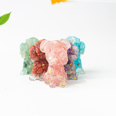 Olivenorma Crystal Gravel Epoxy Schnauzer Gemstone Decoration