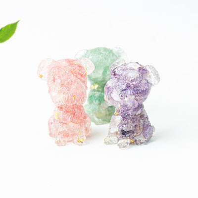 Olivenorma Crystal Gravel Epoxy Schnauzer Gemstone Decoration