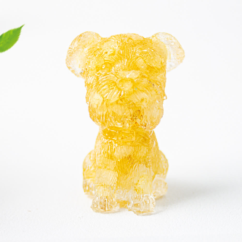 Olivenorma Crystal Gravel Epoxy Schnauzer Gemstone Decoration