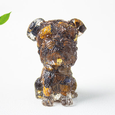 Olivenorma Crystal Gravel Epoxy Schnauzer Gemstone Decoration