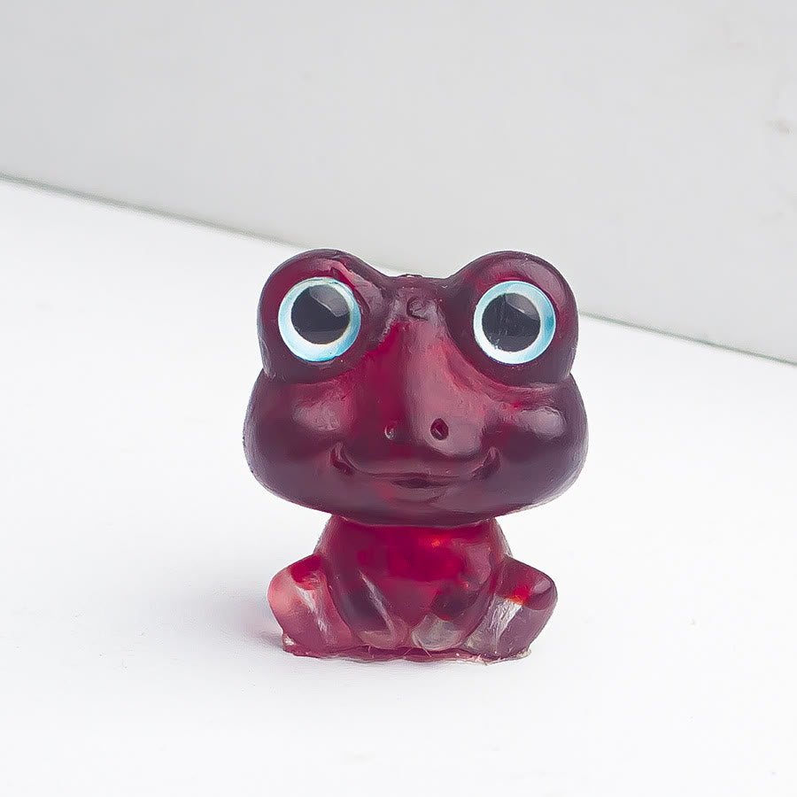 Olivenorma Crystal Gravel Epoxy Frog Gemstone Decoration