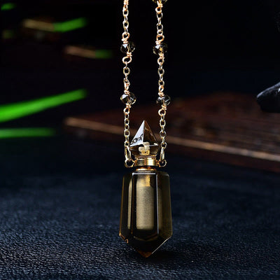 Olivenorma Natural Stone Essential Oil Diffuser Bottle Necklace