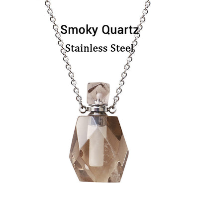 Olivenorma Crystal Essential Oil Diffuser Perfume Bottle Necklace