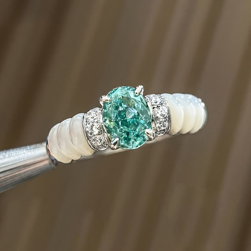 Olivenorma Oval Cut Aquamarine Ring
