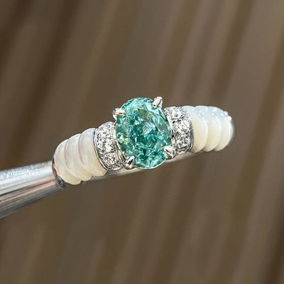 Olivenorma Oval Cut Aquamarine Ring