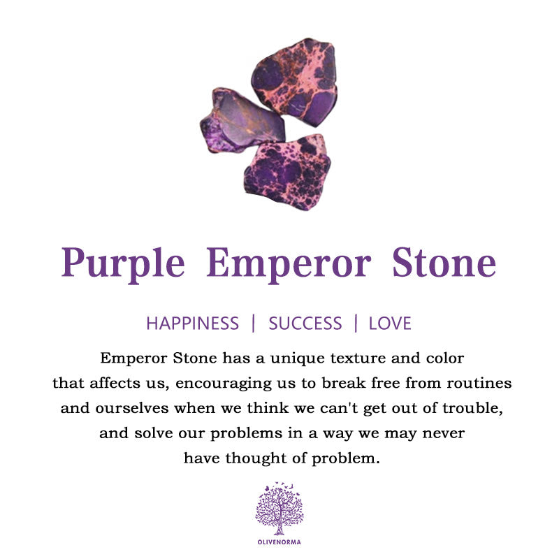 Olivenorma Emperor Stone Beaded Bohemian Wide Face Bracelet