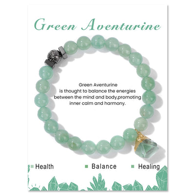 Olivenorma Natural Stone Lava Stone Beads Pendant Bracelet