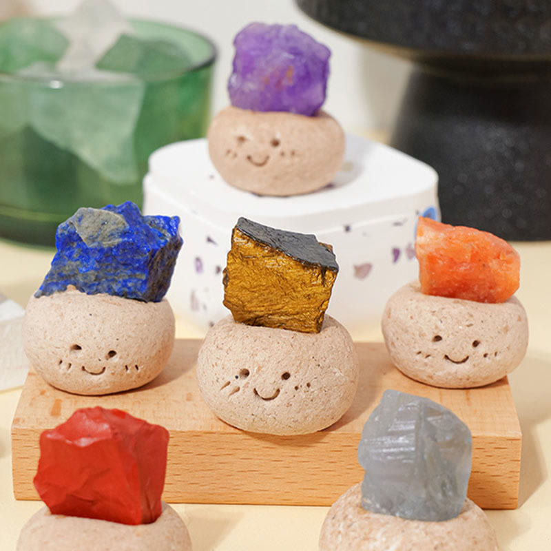 Olivenorma Natural Irregular Crystal Small Bean Decoration