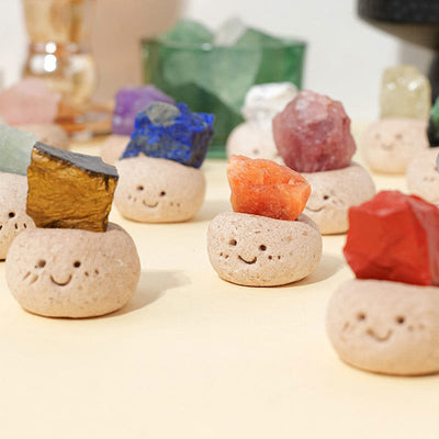 Olivenorma Natural Irregular Crystal Small Bean Decoration