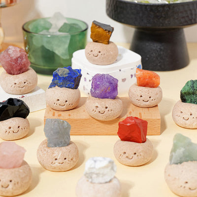 Olivenorma Natural Irregular Crystal Small Bean Decoration
