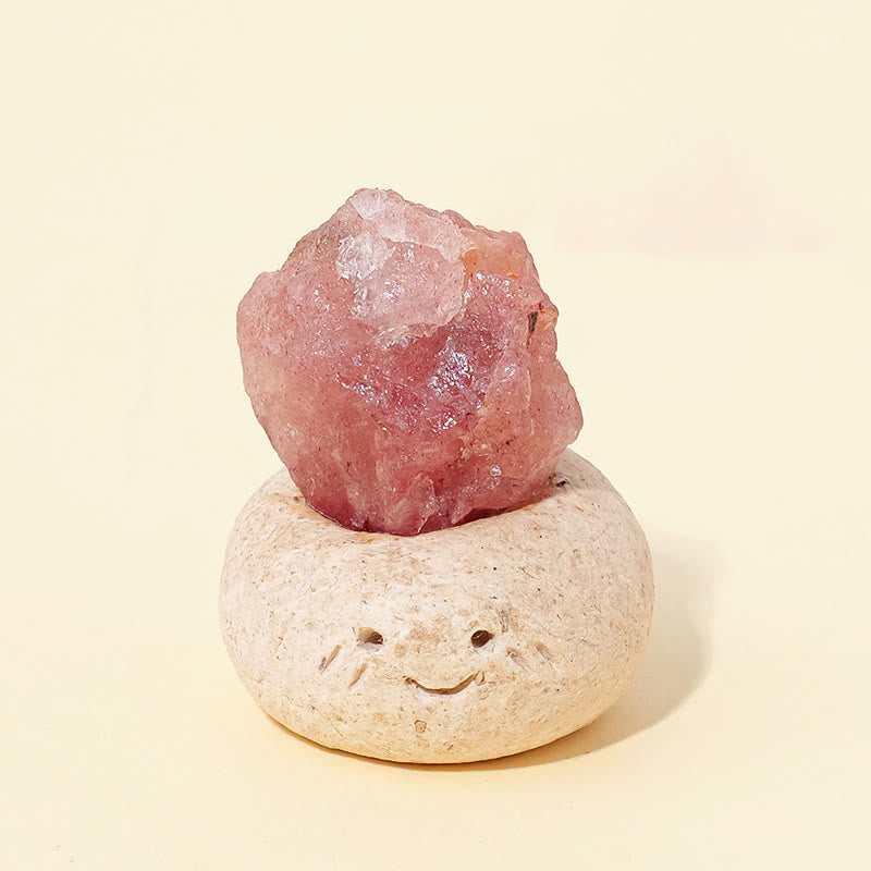 Olivenorma Natural Irregular Crystal Small Bean Decoration