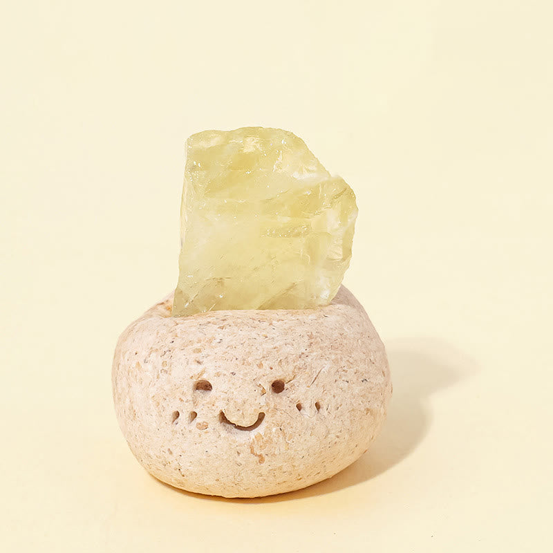 Olivenorma Natural Irregular Crystal Small Bean Decoration