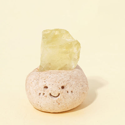 Olivenorma Natural Irregular Crystal Small Bean Decoration