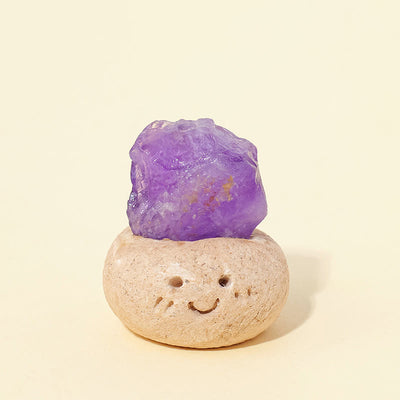 Olivenorma Natural Irregular Crystal Small Bean Decoration