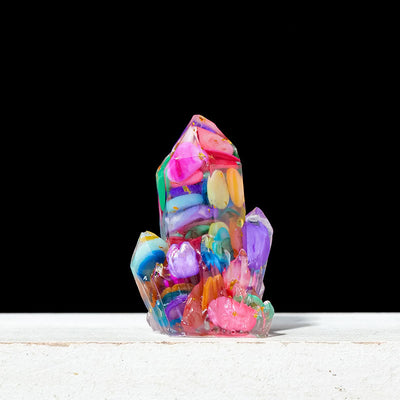 Olivenorma Natural Stone Gravel Epoxy Crystal Cluster Gemstone Decoration