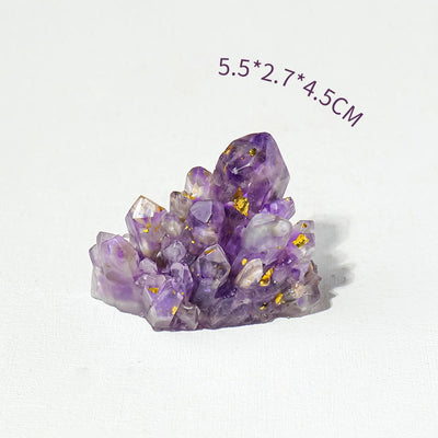 Olivenorma Natural Stone Gravel Epoxy Crystal Cluster Gemstone Decoration