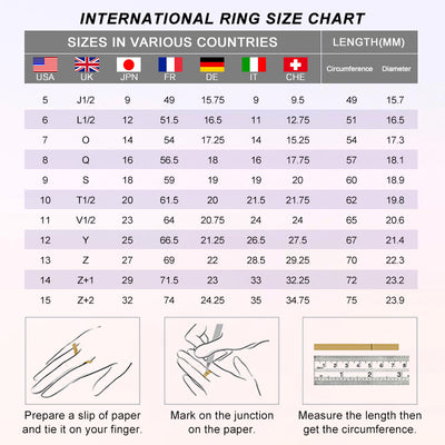 Olivenorma 2Pcs Oval Cut Amethyst White Zircon Ring Set