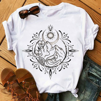 Olivenorma Tree of Life Inspirational Cotton T-Shirts