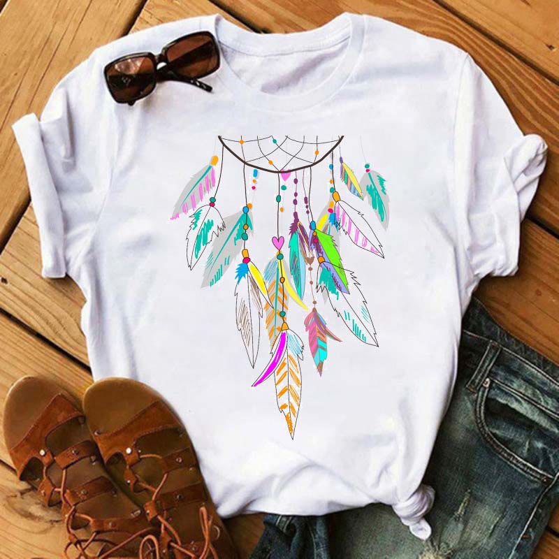Olivenorma Modal Dreamcatcher Printed T-Shirt