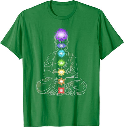 Olivenorma Yoga Meditation Spiritual Body Energy Chakra T-Shirt