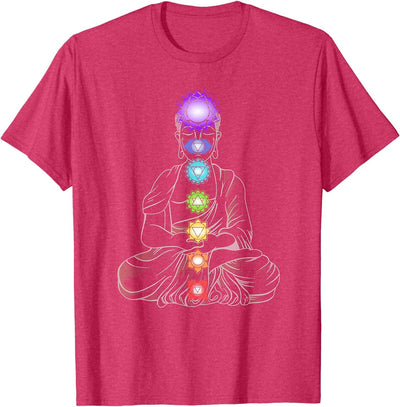 Olivenorma Yoga Meditation Spiritual Body Energy Chakra T-Shirt