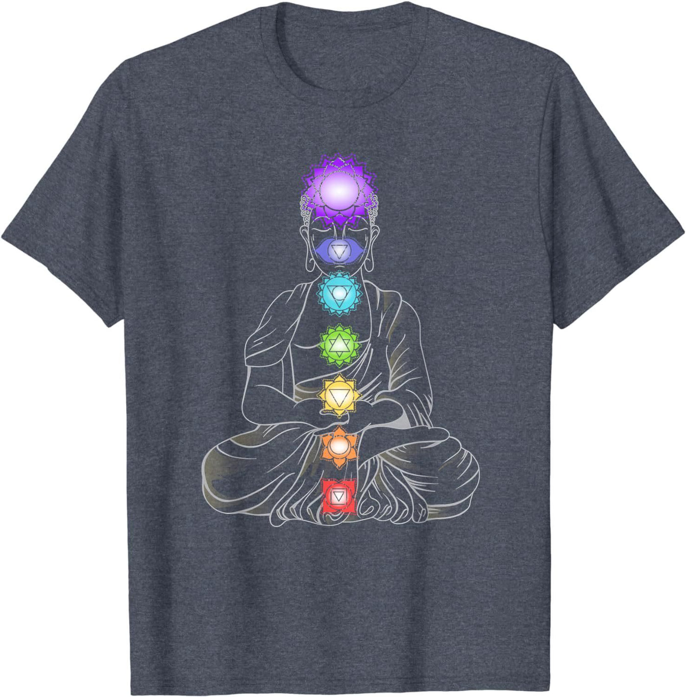 Olivenorma Yoga Meditation Spiritual Body Energy Chakra T-Shirt