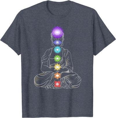 Olivenorma Yoga Meditation Spiritual Body Energy Chakra T-Shirt