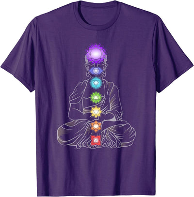 Olivenorma Yoga Meditation Spiritual Body Energy Chakra T-Shirt