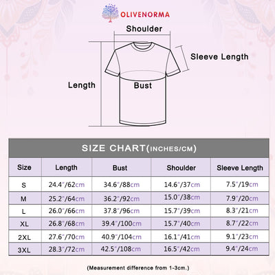Olivenorma Modal Dreamcatcher Printed Pink T-Shirt