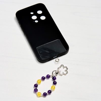 Olivenorma Amethyst & Citrine Keychain Crystal Phone Strap - image 2