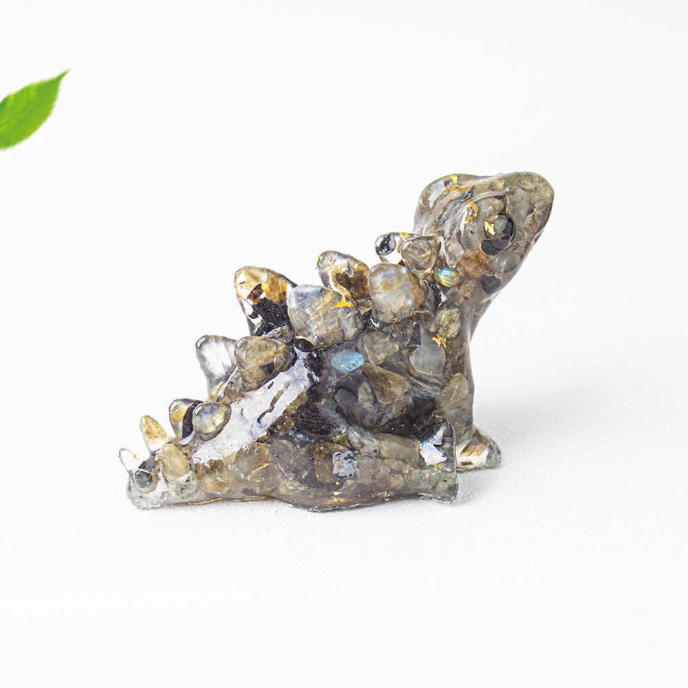 Olivenorma Crystal Epoxy Cute Little Dinosaur Gemstone Decoration