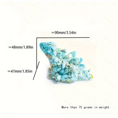 Olivenorma Crystal Epoxy Cute Little Dinosaur Gemstone Decoration