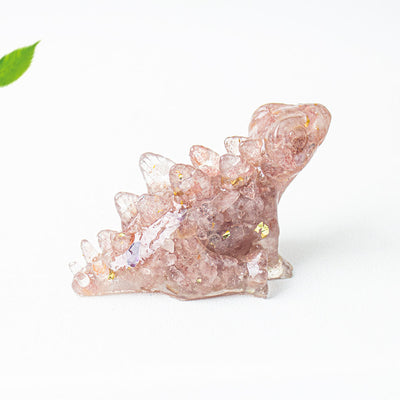 Olivenorma Crystal Epoxy Cute Little Dinosaur Gemstone Decoration