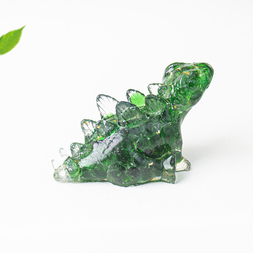Olivenorma Crystal Epoxy Cute Little Dinosaur Gemstone Decoration