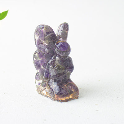 Olivenorma Crystal Epoxy Butterfly Fairy Gemstone Decoration