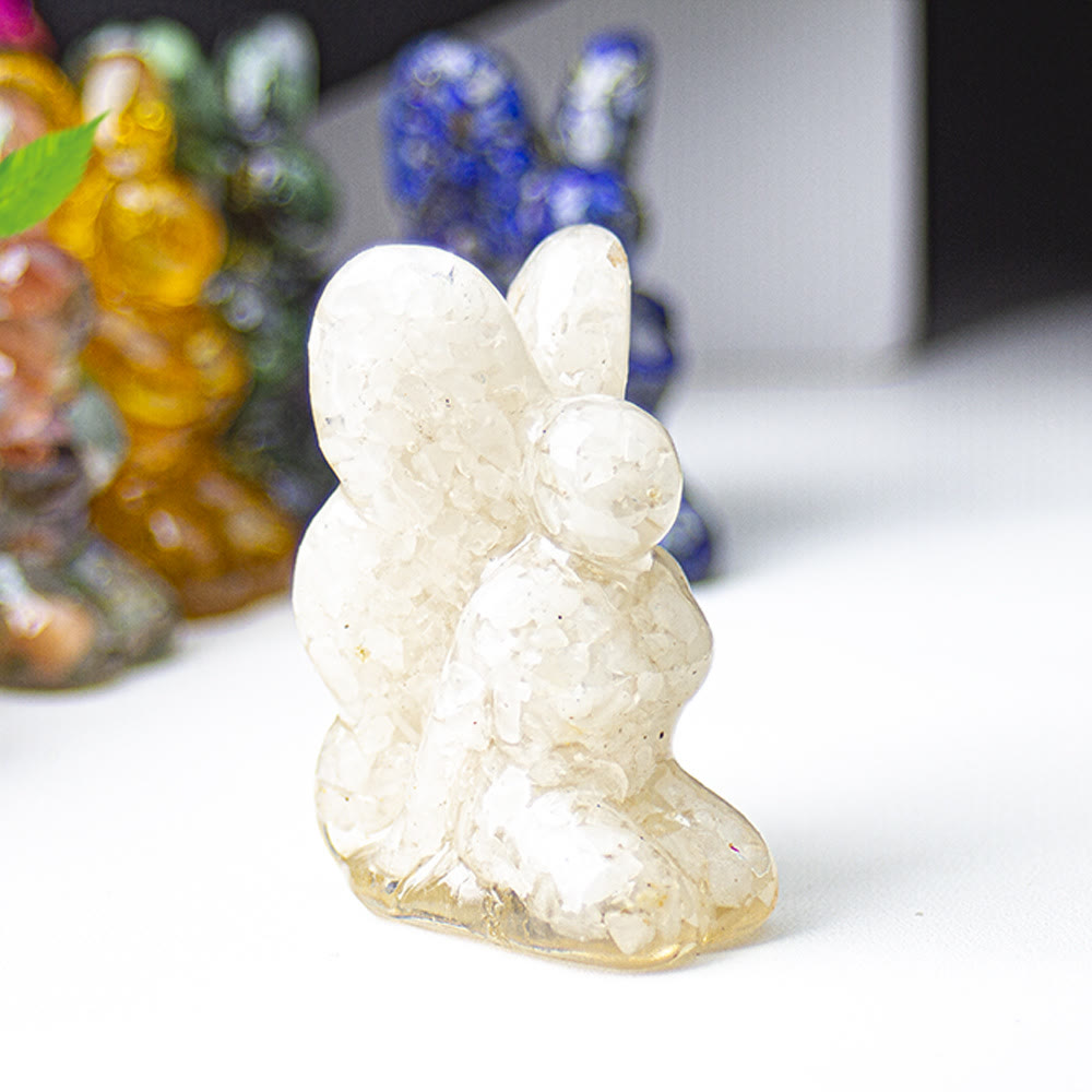 Olivenorma Crystal Epoxy Butterfly Fairy Gemstone Decoration