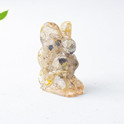 Olivenorma Crystal Epoxy Butterfly Fairy Gemstone Decoration