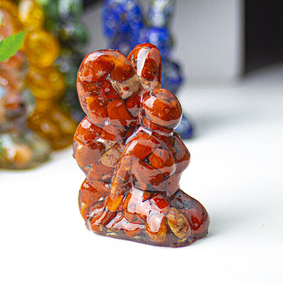 Olivenorma Crystal Epoxy Butterfly Fairy Gemstone Decoration