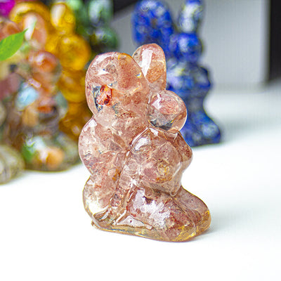 Olivenorma Crystal Epoxy Butterfly Fairy Gemstone Decoration