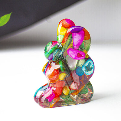 Olivenorma Crystal Epoxy Butterfly Fairy Gemstone Decoration